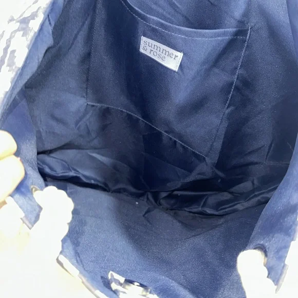 ⭐️SOLD⭐️NWOT Summer & Rose Tote Bag with button closure - Picture 6 of 7